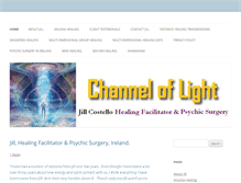 Tablet Screenshot of channeloflighthealing.com